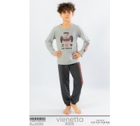 Дитяча піжама для хлопчика зі штанів та футболки з довгим рукавом Vienetta Kids Арт.: 104018-0000