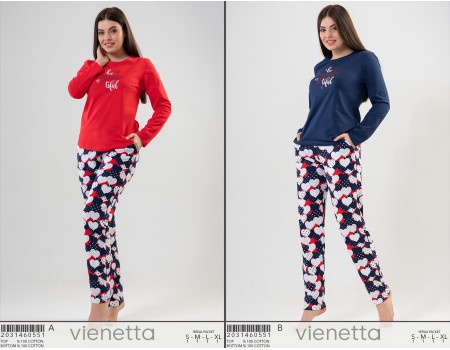 Комплект штанов и футболки с длинным рукавом Vienetta Secret Арт.: 203146-0551