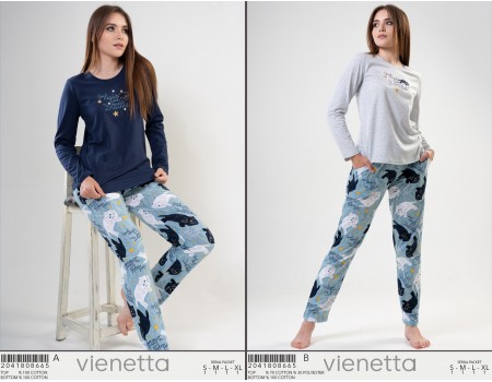 Комплект штанов и футболки с длинным рукавом Vienetta Secret Арт.: 204180-8665