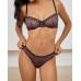 Комплект CENCKA FLOWER тонкий без поролону з трусиками-стрінгами Арт: H702#