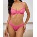 Комплект CENCKA FLOWER тонкий без поролону з трусиками-стрінгами Арт: H702#