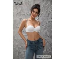 Бюстгальтер балконет WeiyeSi на небольшом поролоновом пуш-ап Арт.: 2404-1# C