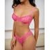 Комплект CENCKA FLOWER тонкий без поролону з трусиками-стрінгами Арт: H702#