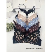 Бюстгальтер - бралетт WeiyeSi на тонкому поролоні Арт.: A8206# B