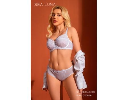 Комплект SEA LUNA тонкий без поролона с трусиками-слипами Арт: 80006 C