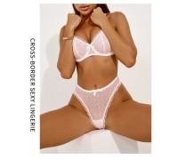 Комплект CENCKA FLOWER тонкий без поролону з трусиками-бразиліано Арт: D570#