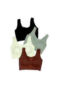 Топ гладкий Beisdanna на тонком поролоне Арт: 7703# / Ассорти цветов /