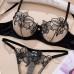 Комплект CENCKA FLOWER тонкий без поролона с трусиками-стрингами Арт: 754#