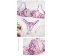 Комплект CENCKA FLOWER тонкий без поролону з трусиками-стрінгами Арт: 3084#