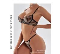 Комплект CENCKA FLOWER тонкий без поролону з трусиками-стрінгами Арт: 2025#