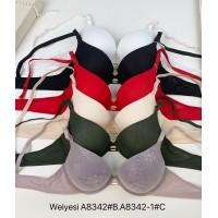 Бюстгальтер WeiyeSi на ручной поролоновом Пуш-Ап Арт: 8342-1# C
