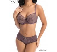 Комплект SEA LUNA тонкий без поролону з трусиками-максі Арт: 80015 E