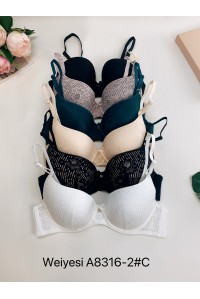 Бюстгальтер WeiyeSi на тонком поролоне Арт: A8316-2# C