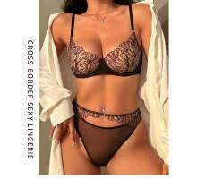 Комплект CENCKA FLOWER тонкий без поролону з трусиками-стрінгами Арт: JM777#