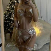 Комплект CENCKA FLOWER тонкий без поролона с трусиками-стрингами Арт: L501-Q01135J#