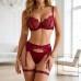 Комплект CENCKA FLOWER тонкий без поролону з трусиками-бразиліано Арт: S805#
