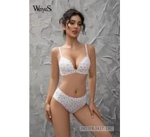 Комплект WeiyeSi на тонком поролоне с трусиками-слипами Арт: 2417# B