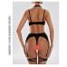 Комплект CENCKA FLOWER тонкий без поролону з трусиками-стрінгами Арт: 6657#