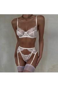 Комплект CENCKA FLOWER тонкий без поролону з трусиками-стрінгами Арт: L504-Q01192J#