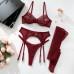 Комплект CENCKA FLOWER тонкий без поролону зі стрінгами Арт: S806#