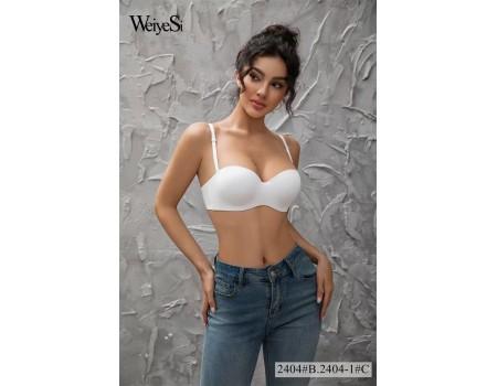 Бюстгальтер балконет WeiyeSi на невеликому поролоновому пуш-ап Арт.: 2404# B