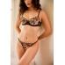 Комплект CENCKA FLOWER тонкий без поролону з трусиками-стрінгами Арт: H639#